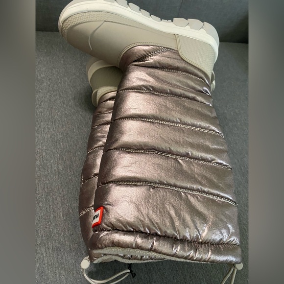 Sold. Hunter Metallic Insulated Snow Boot Tall - Picture 5 of 10